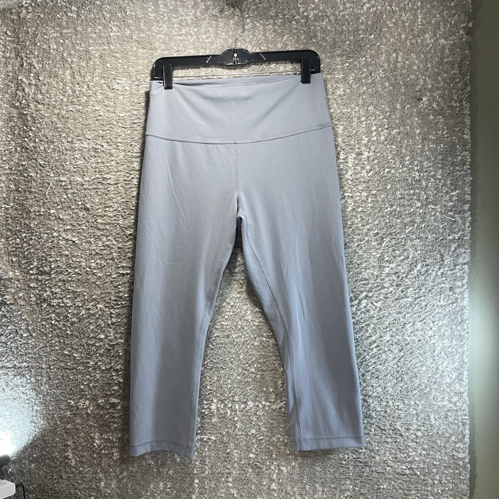 Lululemon Wunder Under High-Rise Tight 21" Size 12‎ Gray Sporty